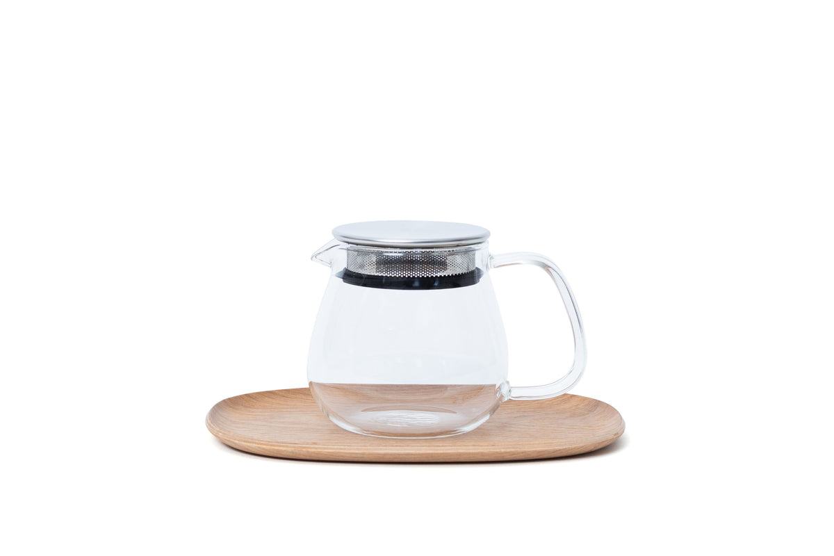 KINTO UNITEA One Touch Glass Teapot 460ml - Mizuba Tea Co.