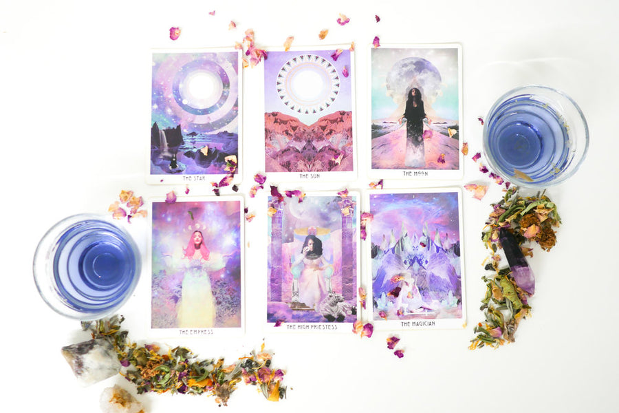 Tea + Tarot: A Crystallized, Moon-Charged Tea Experience