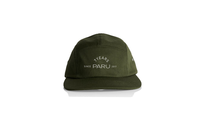 PARU 7-Year Anniversary Camper Hat - Army Green