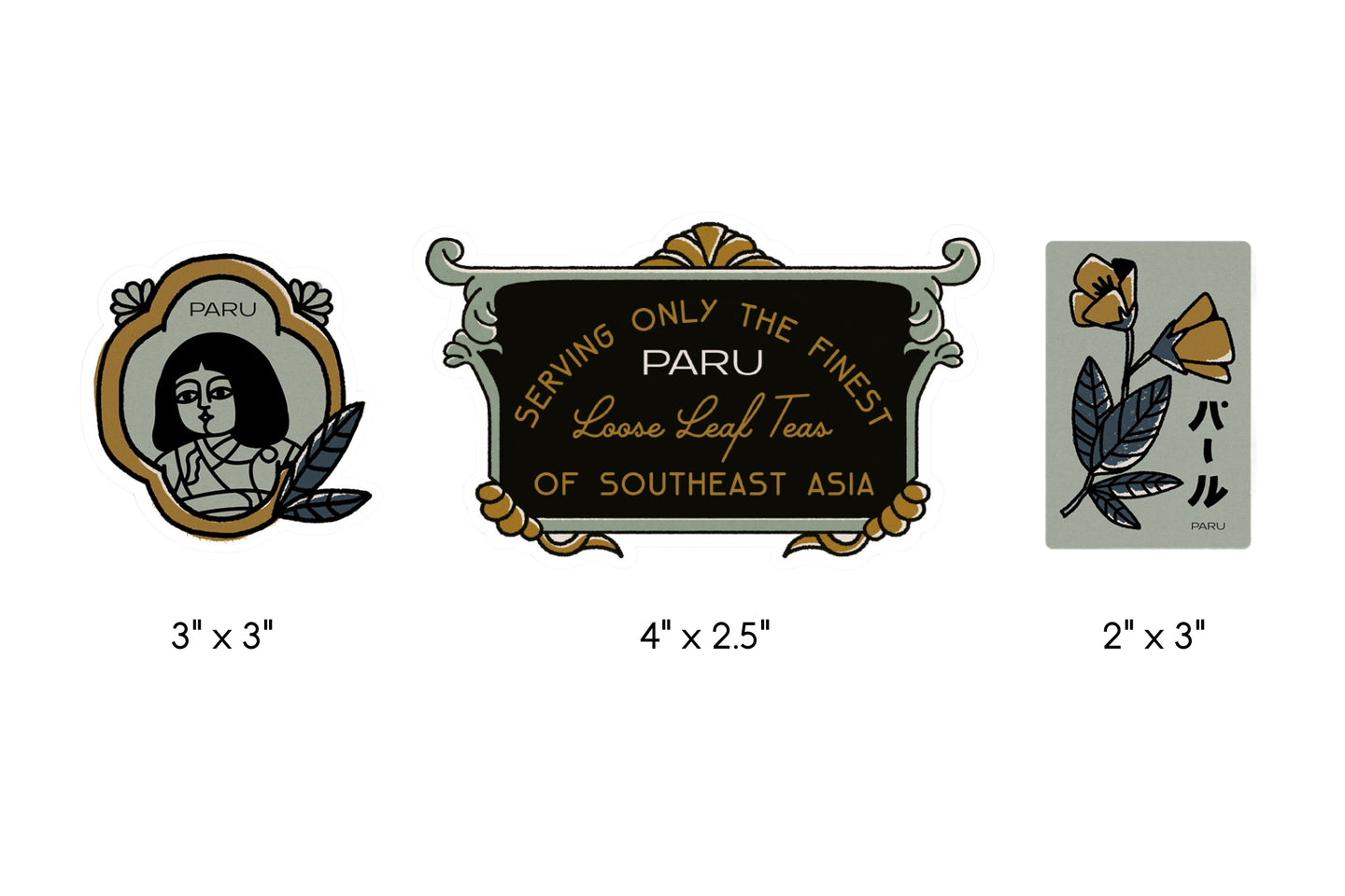 PARU 5-Year Anniversary Stickers