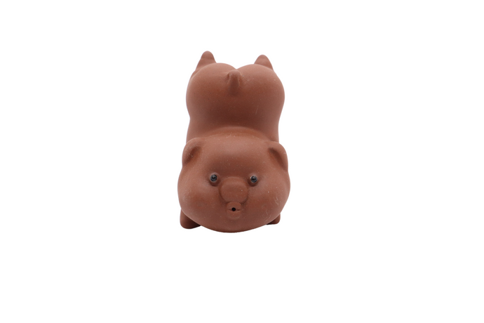Acrobatic Pig (Miniature Zisha Tea Pet)