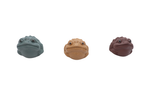 Contemplative Toad - Sand (Miniature Zisha Tea Pet)